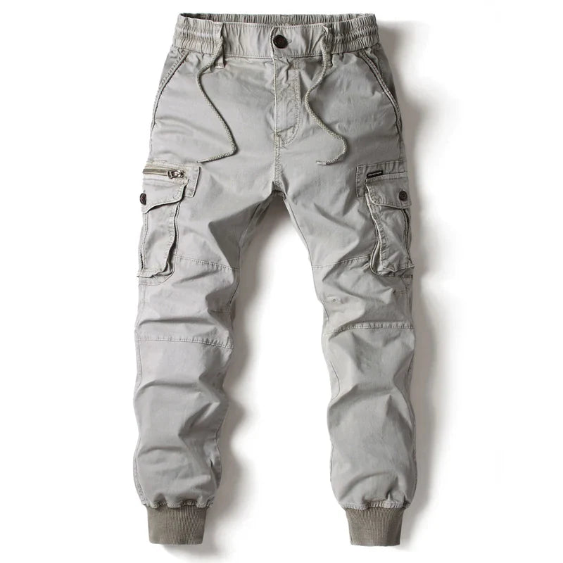 Pants- Tactical Cargo Pants for Every Adventure- 8017 Light Gray- Pekosa Women Fashion