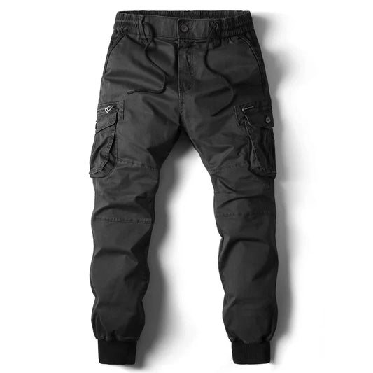 Pants- Tactical Cargo Pants for Every Adventure- 8017 Black- Pekosa Women Fashion