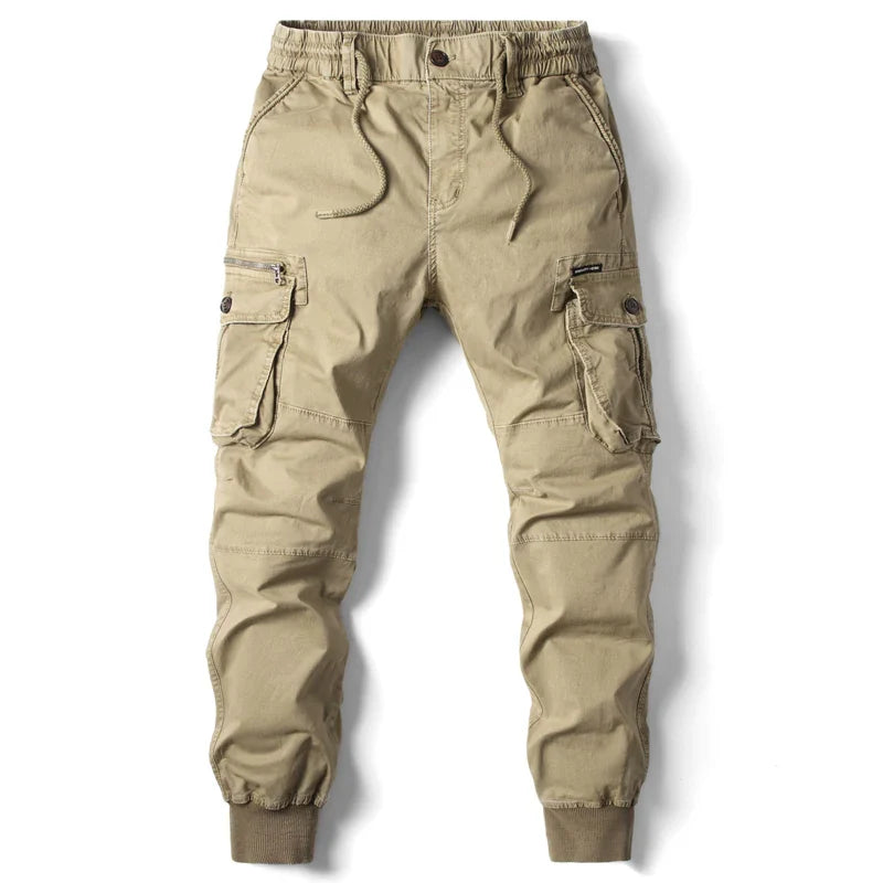 Pants- Tactical Cargo Pants for Every Adventure- 8017 Khaqi- Pekosa Women Fashion