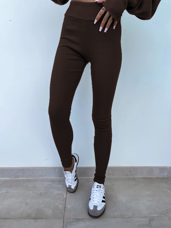 Sporty Casual Set Leggings & Oversized Sweatshirt