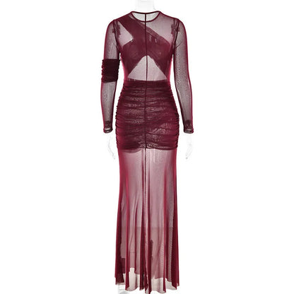 Party Dresses - Autumn Nights Long Sleeve Evening Dress