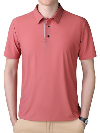 Polo Shirts- Business Casual Polo Men's short-sleeved