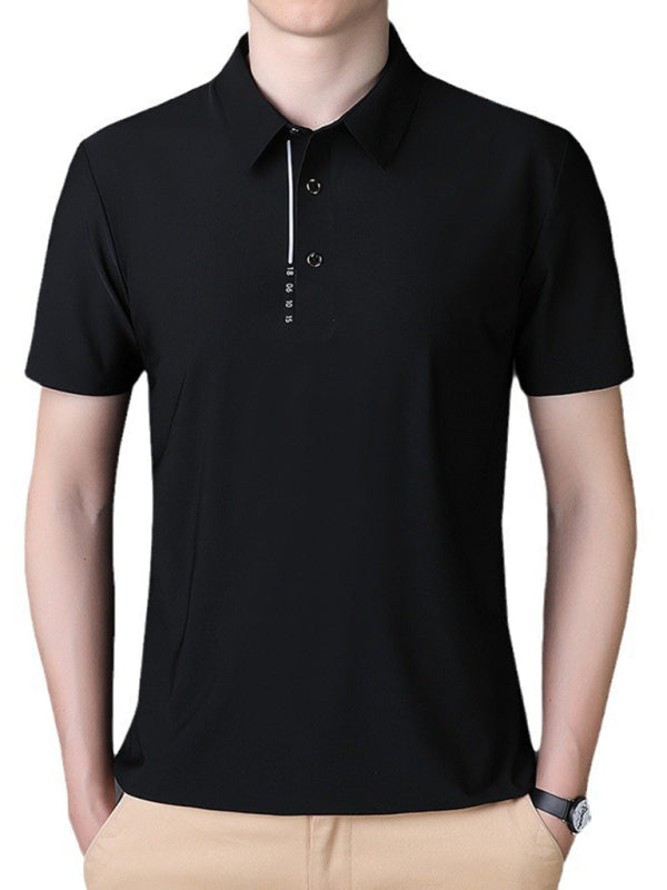 Polo Shirts- Business Casual Polo Men's short-sleeved