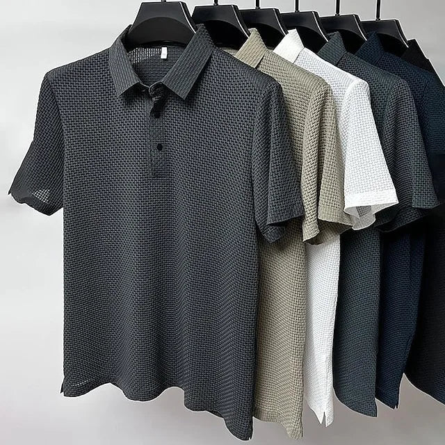 Polo Shirts - Summer Essential Shirt - Men's Textured Polo