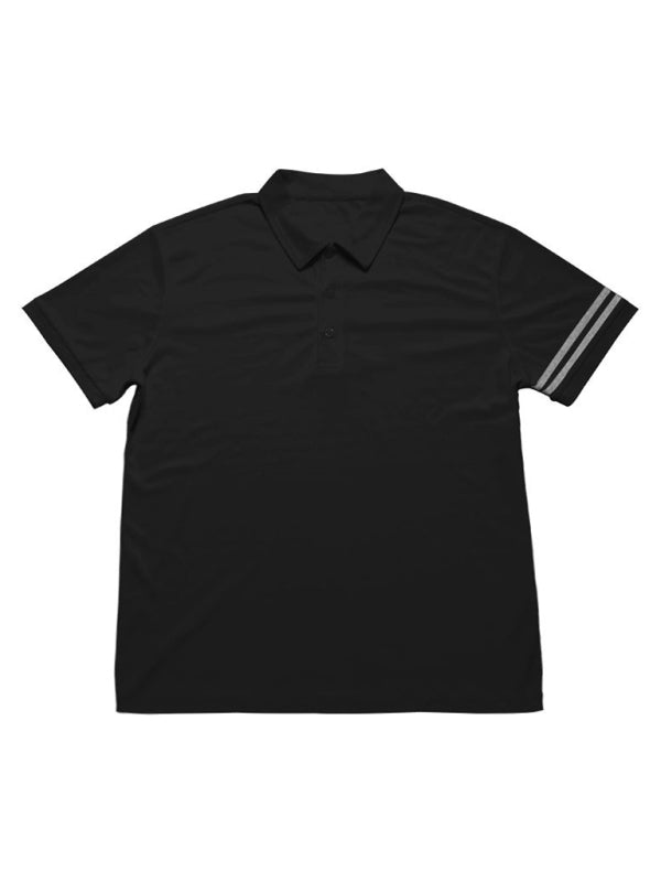 Polos- Essential Men's Short Sleeve Collared Polo Shirt- - Pekosa Women Fashion