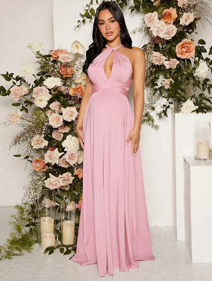 Pregnancy Dresses - FlexiFit Maternity Party Maxi Dress