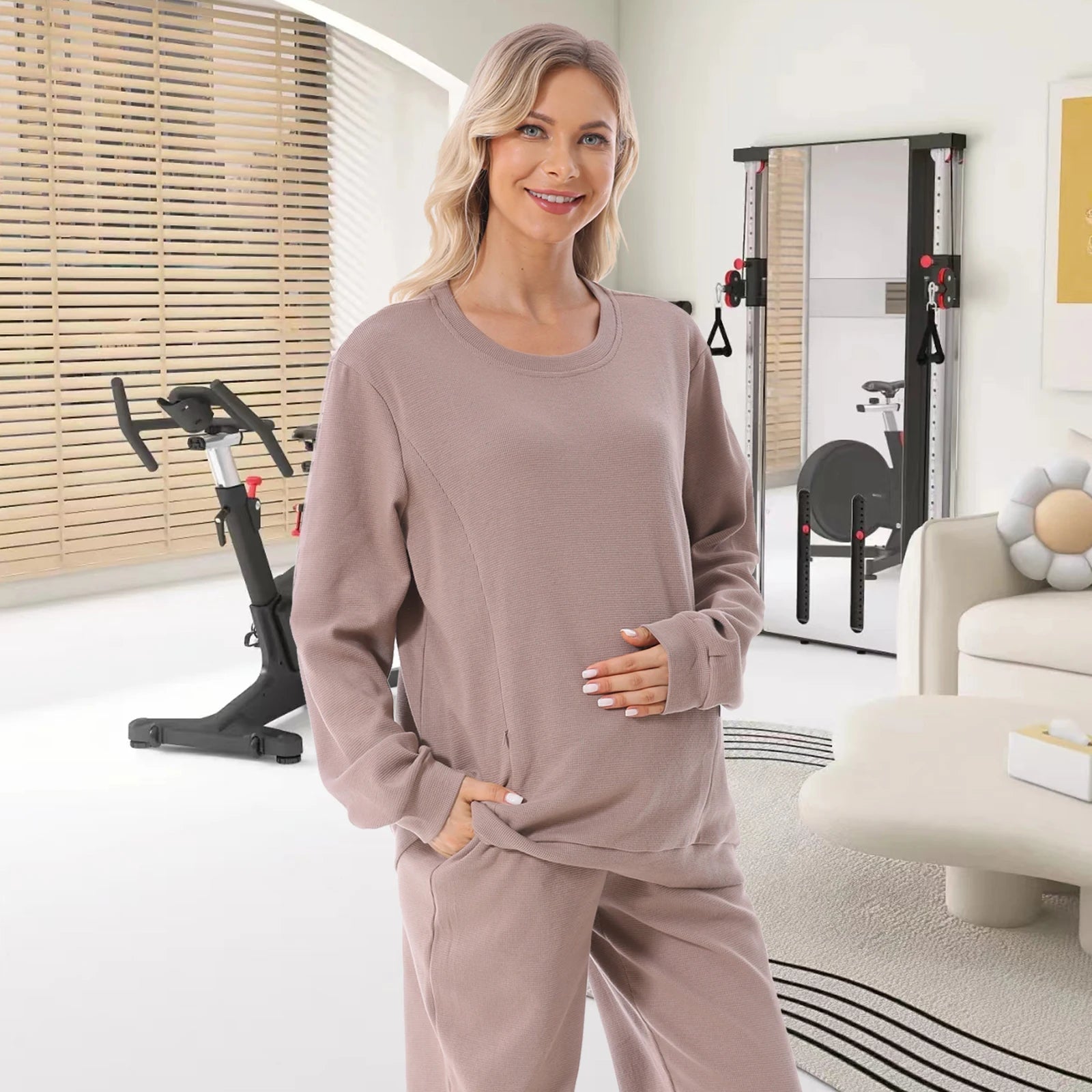 Pregnancy & Nursing Loungewear - Mom's Cozy Comfort Lounge Set