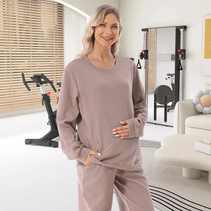 Pregnancy & Nursing Loungewear - Mom's Cozy Comfort Lounge Set