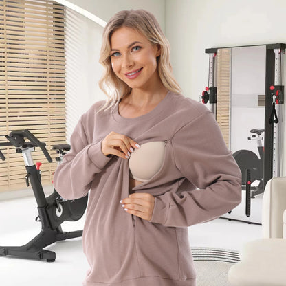 Pregnancy & Nursing Loungewear - Mom's Cozy Comfort Lounge Set