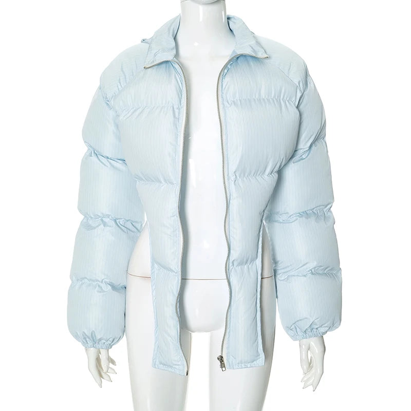 Puffer Jackets - Sky Hug Asymmetrical Jacket