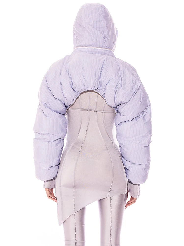 Puffer Jackets - Sky Hug Asymmetrical Jacket