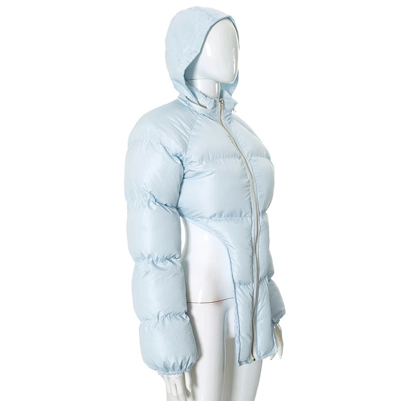 Puffer Jackets - Sky Hug Asymmetrical Jacket