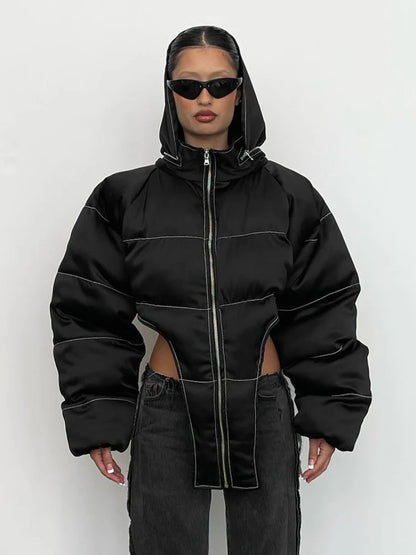 Puffer Jackets - Sky Hug Asymmetrical Jacket