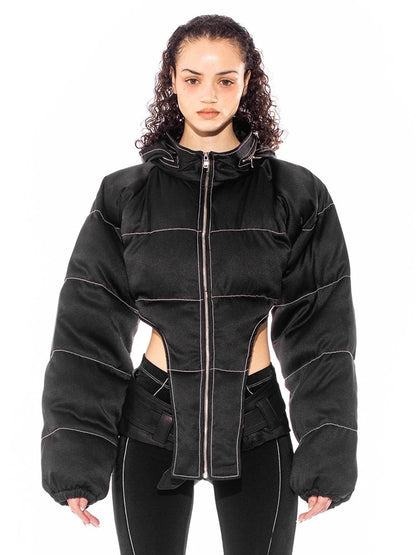 Puffer Jackets - Sky Hug Asymmetrical Jacket