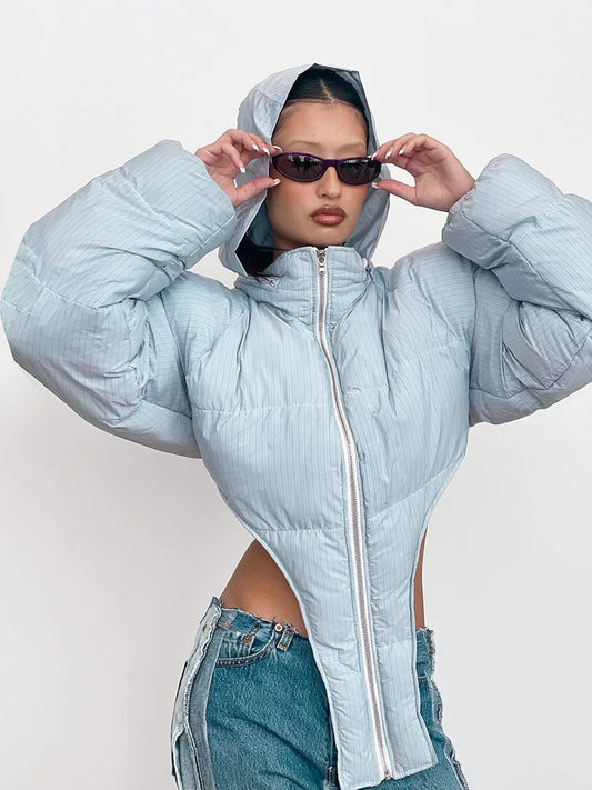 Puffer Jackets - Sky Hug Asymmetrical Jacket