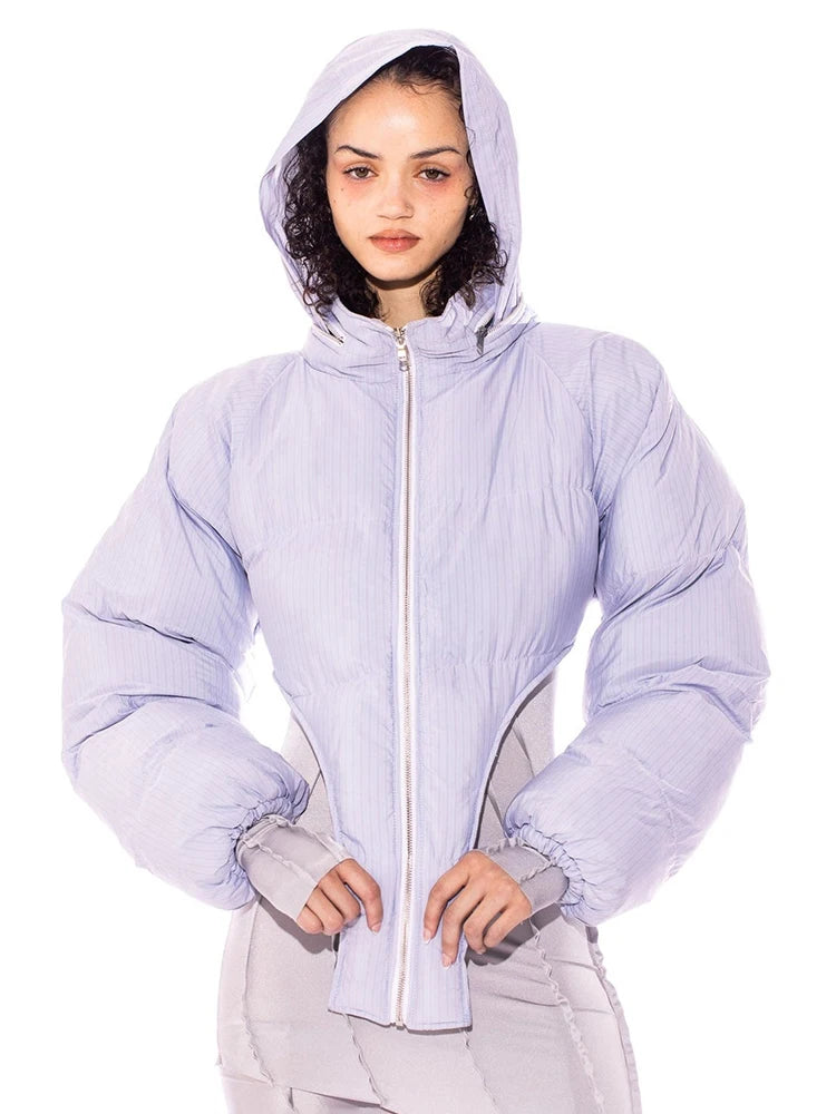 Puffer Jackets - Sky Hug Asymmetrical Jacket