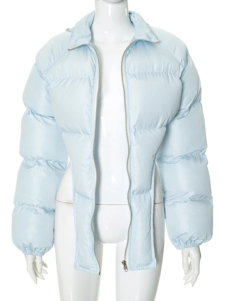 Puffer Jackets - Sky Hug Asymmetrical Jacket