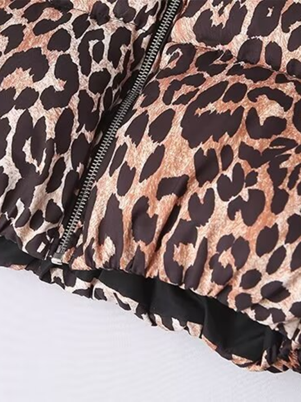 Puffer Jackets - The Leopard Puffer Jacket for Women