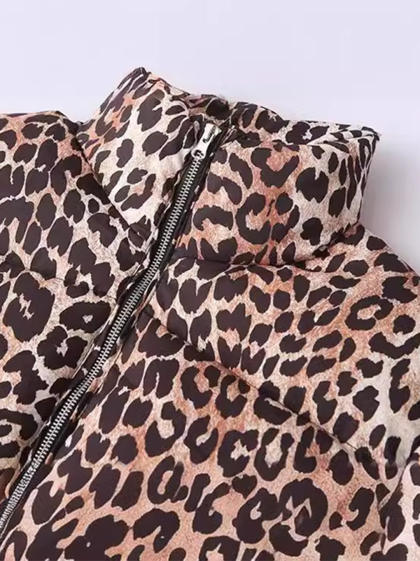 Puffer Jackets - The Leopard Puffer Jacket for Women