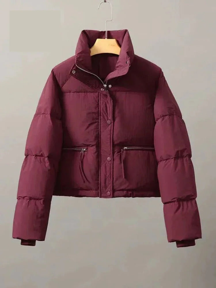 Puffer Jackets- Winter Women's Puffer Jacket- - Pekosa Women Fashion