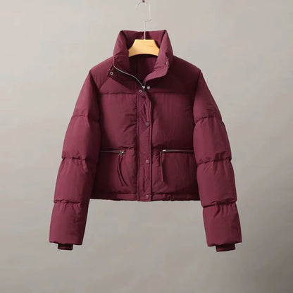 Puffer Jackets- Winter Women's Puffer Jacket- - Pekosa Women Fashion