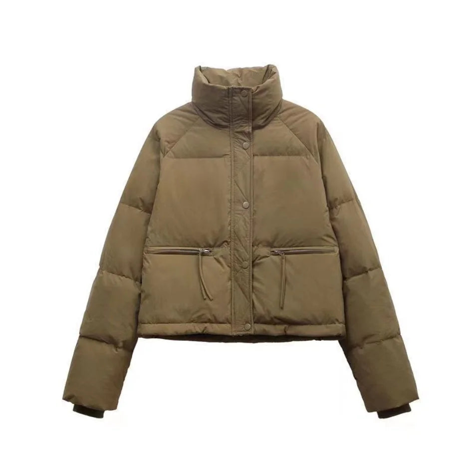 Puffer Jackets- Winter Women's Puffer Jacket- - Pekosa Women Fashion