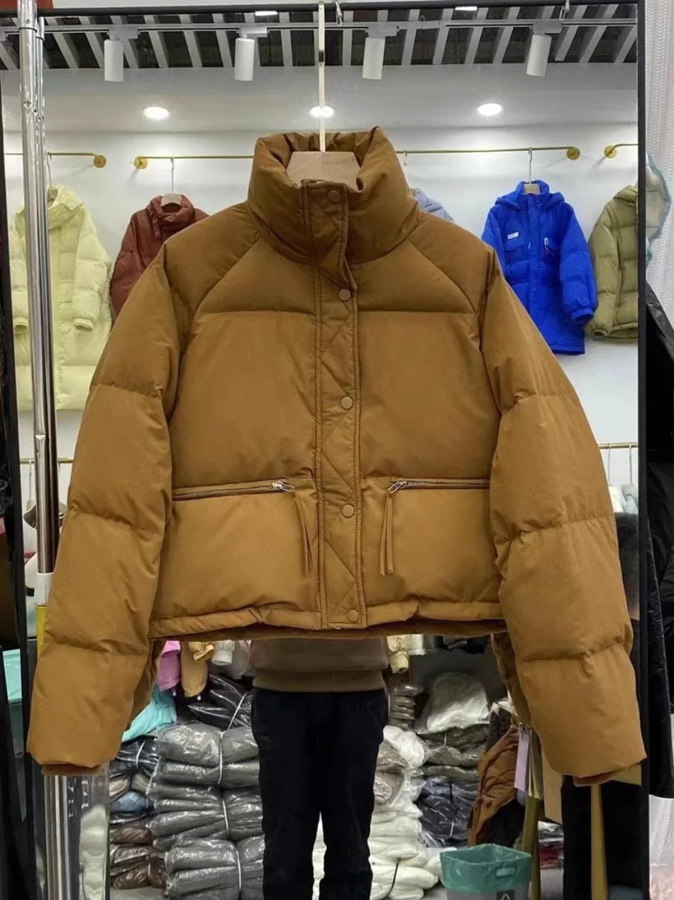 Puffer Jackets- Winter Women's Puffer Jacket- - Pekosa Women Fashion