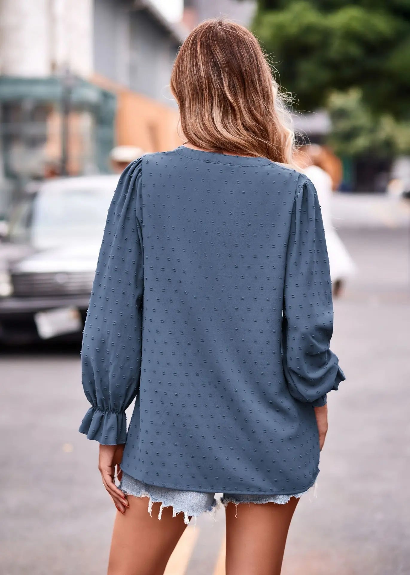 Pullover Blouses - Day-to-Night V-Neck Blouse