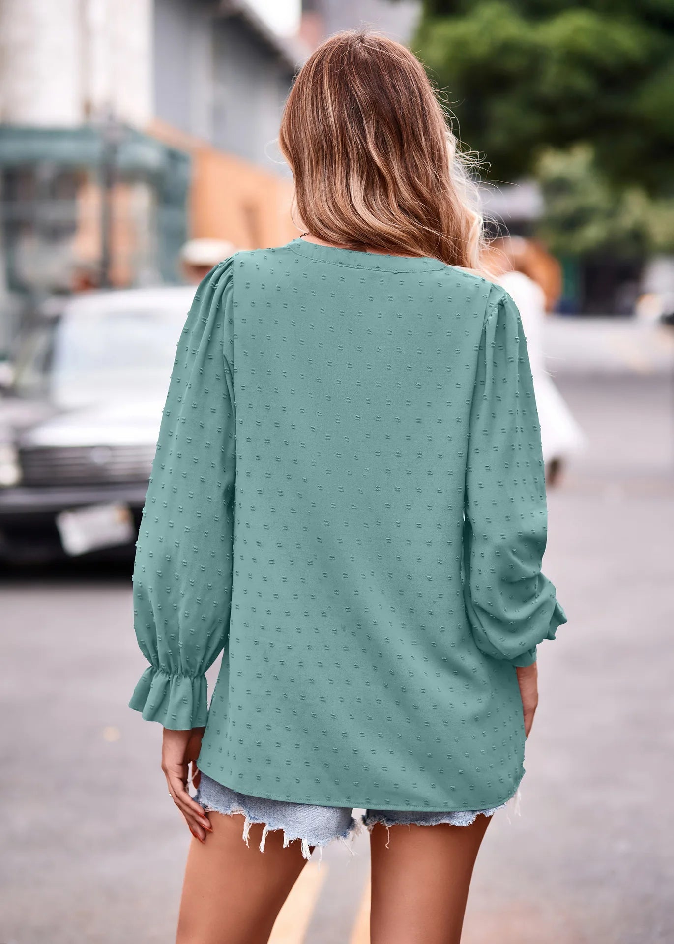 Pullover Blouses - Day-to-Night V-Neck Blouse