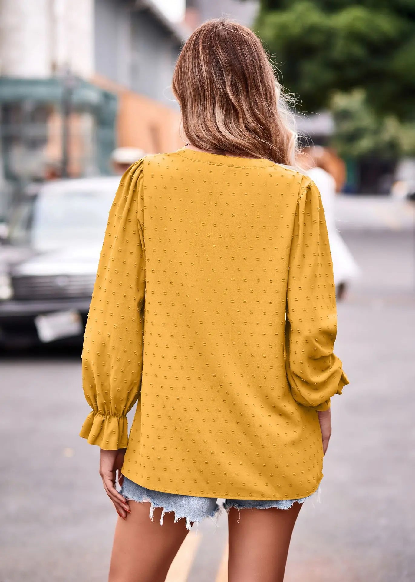 Pullover Blouses - Day-to-Night V-Neck Blouse