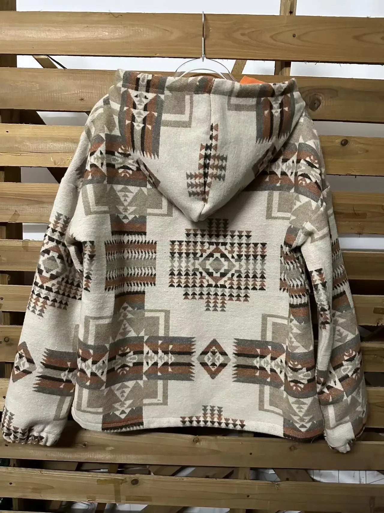 Pullover Hoodies - Aztec Charm Pullover Hoodie