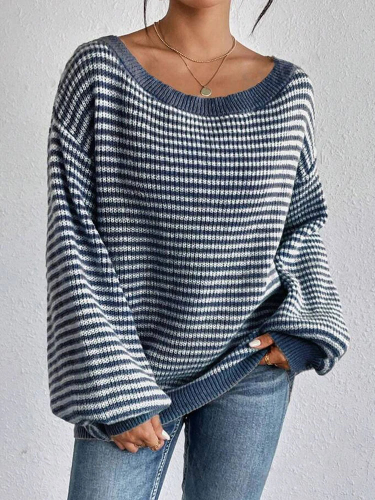 Pullover Sweaters - Slouchy Diva Knit Top