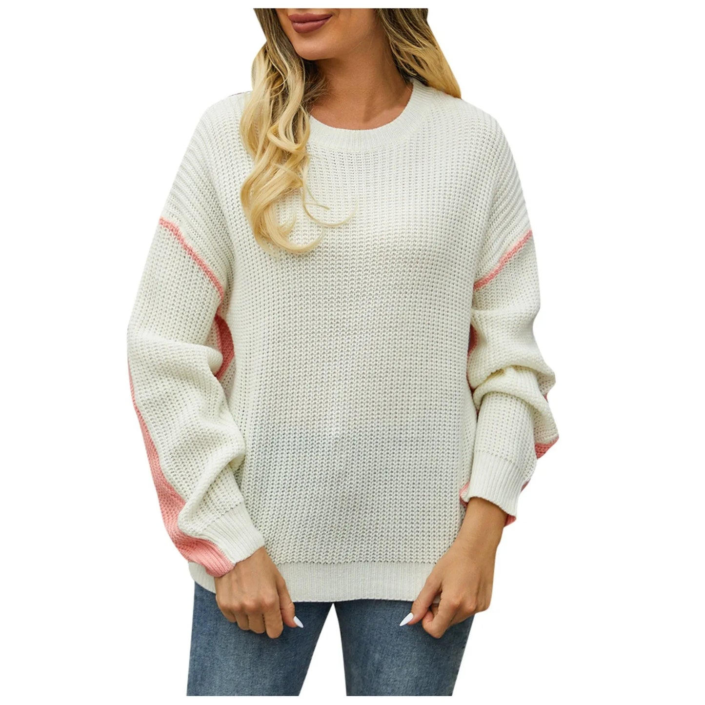 Pullover Sweaters - Snug and Stylish Knit Sweater - Seasonal Staple