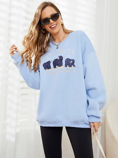 Pullovers Sweatshirts - Casual Bear Encounter Sweater”