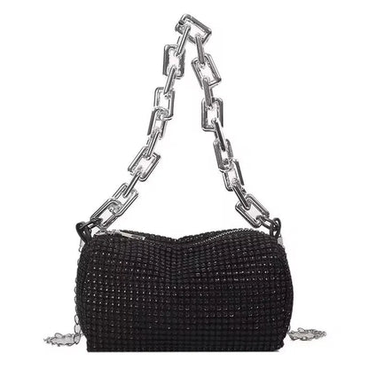 Purses- Rhinestone Sparkle Crossbody Purse for Evening Parties- - Pekosa Women Fashion