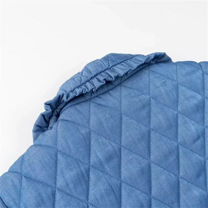 Quilted Jackets- Classic Diamond Quilted Jacket for Women- - Chuzko Women Clothing