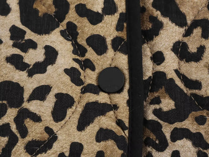 Quilted Jackets - Essential Fall Leopard Print Quilted Jacket