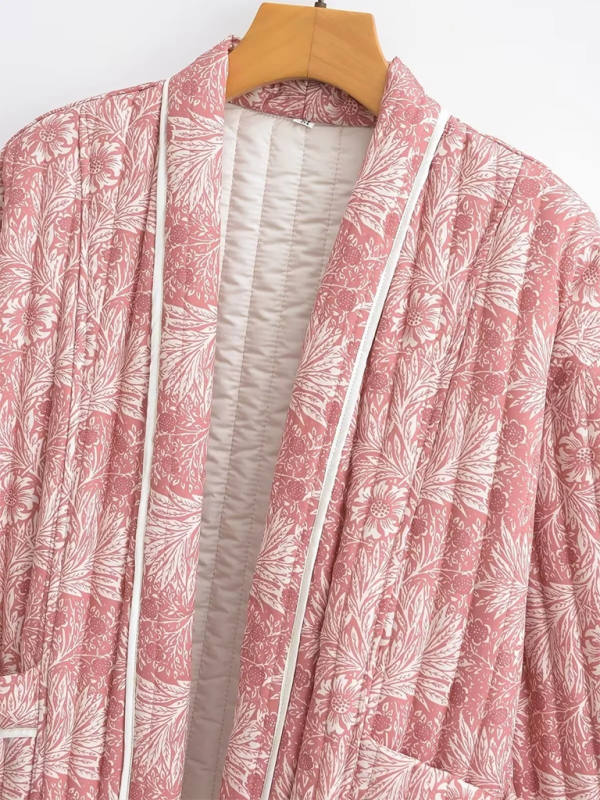 Mandaring Quilted Floral Jacket