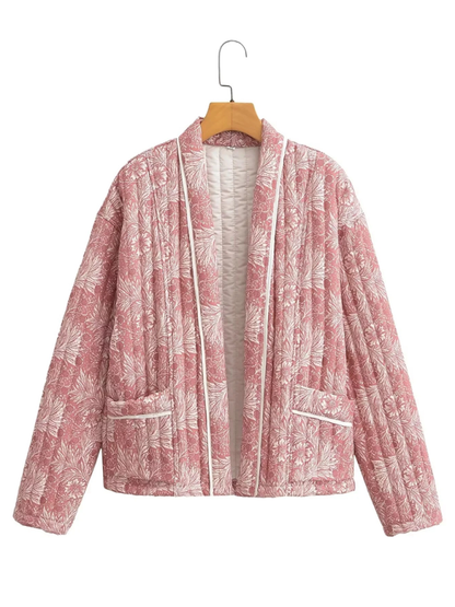 Mandaring Quilted Floral Jacket