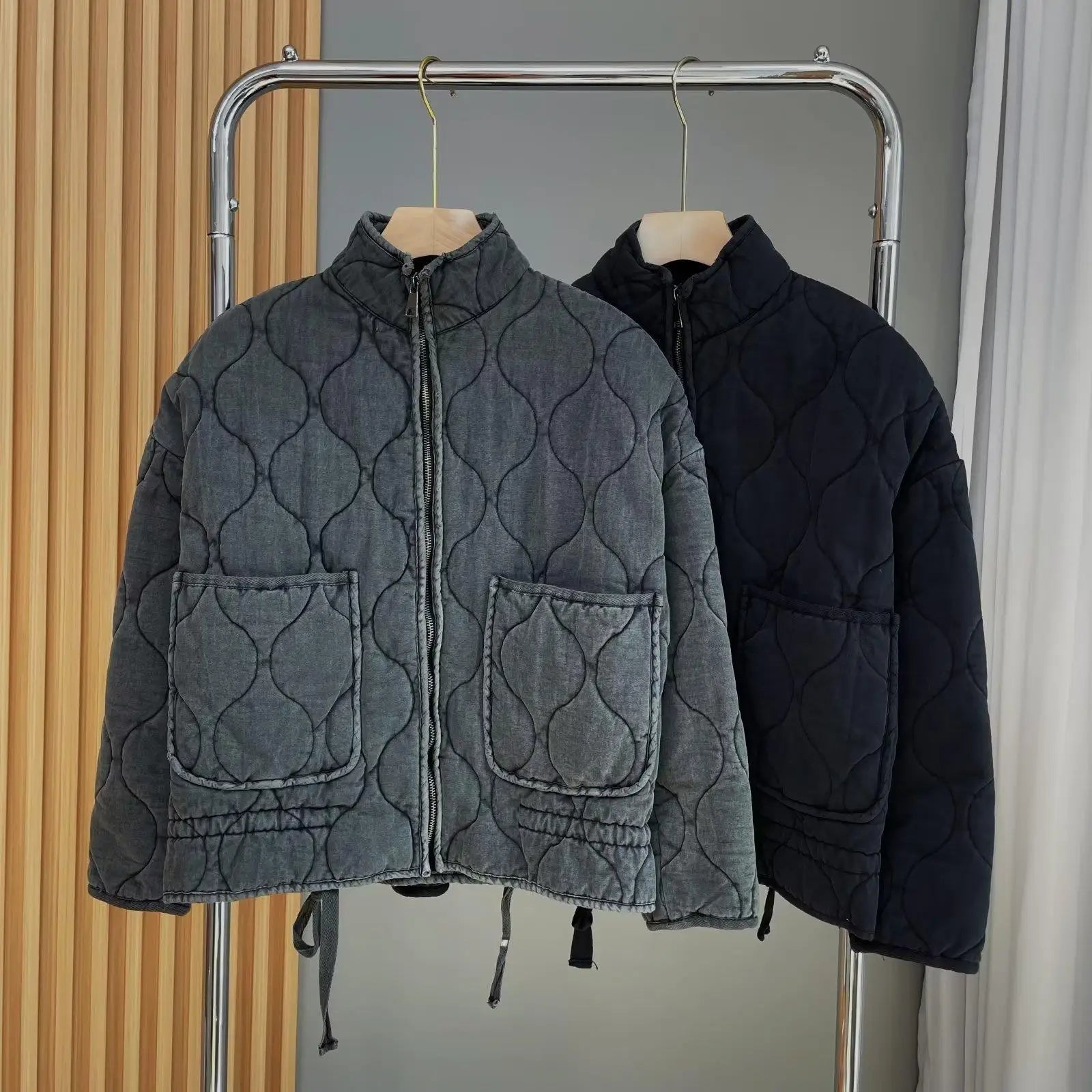 Quilted Jackets - Patch Pocket Quilted Comfort Jacket