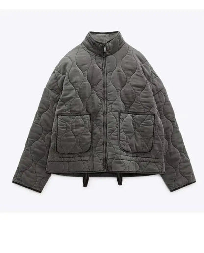 Quilted Jackets - Patch Pocket Quilted Comfort Jacket