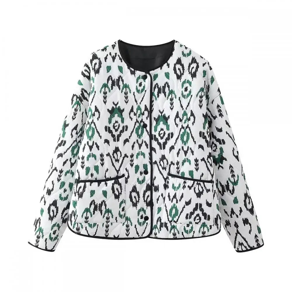 Quilted Jackets- Women Fall Layer Quilted Jacket for Transitional Weather- - Pekosa Women Fashion