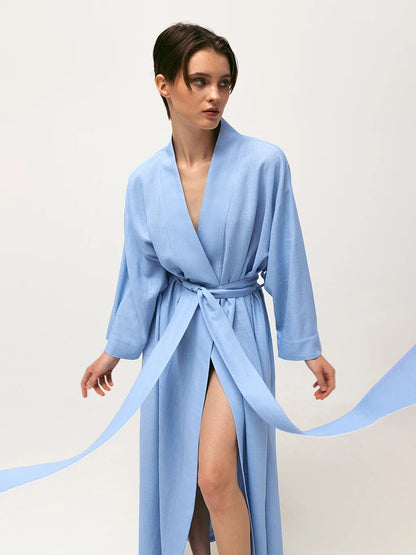 Robes - Post-Shower Cotton Bathrobe for Lazy Mornings