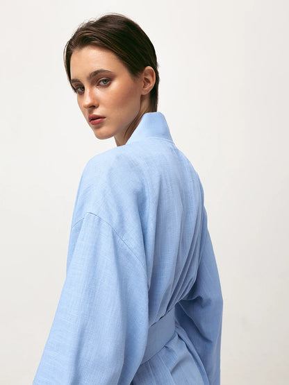 Robes - Post-Shower Cotton Bathrobe for Lazy Mornings