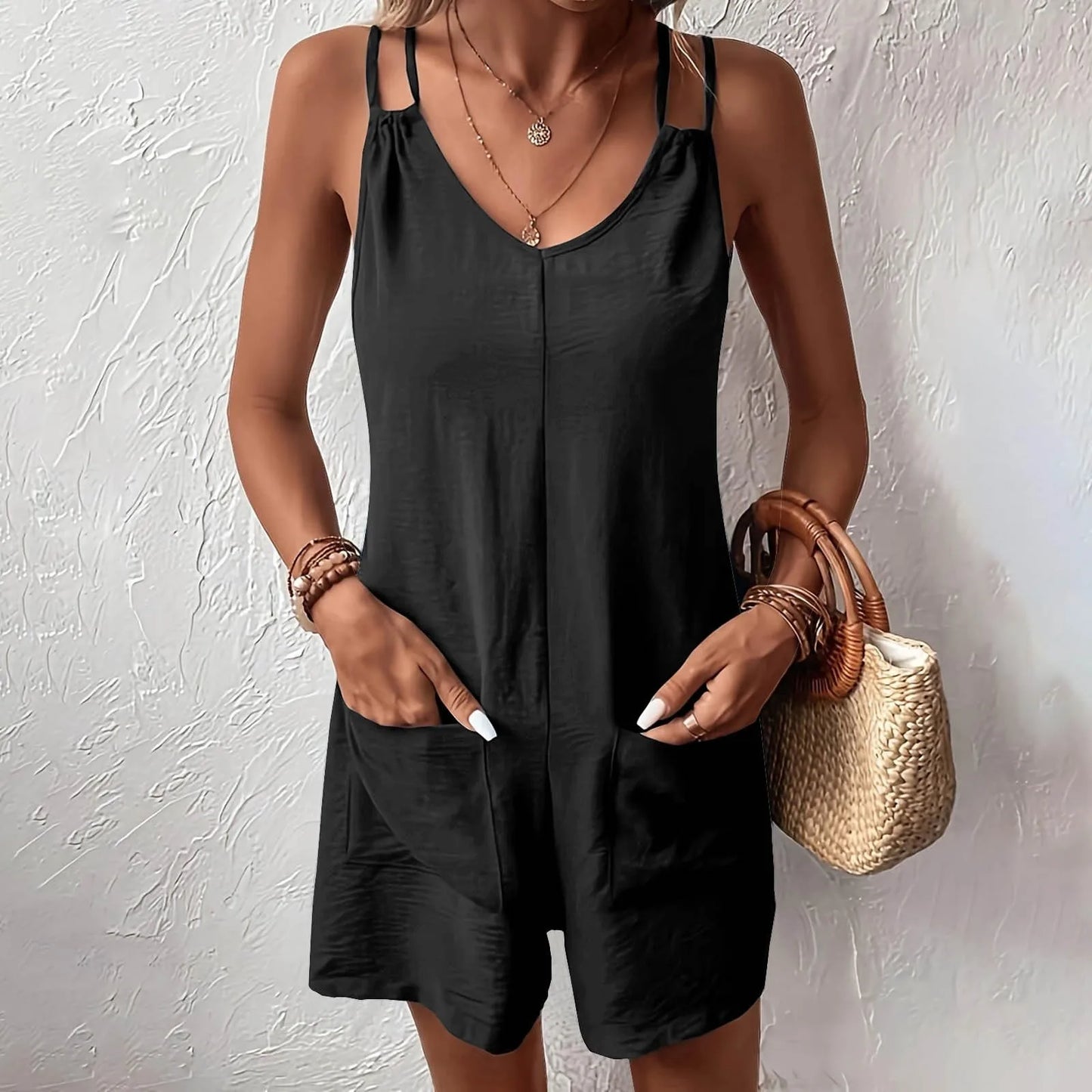 Rompers - Essential Summer Lounger Playsuit Casual Romper