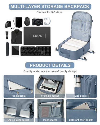 Laptop Carrier - CitySlicker Chic High-Capacity Travel Pack