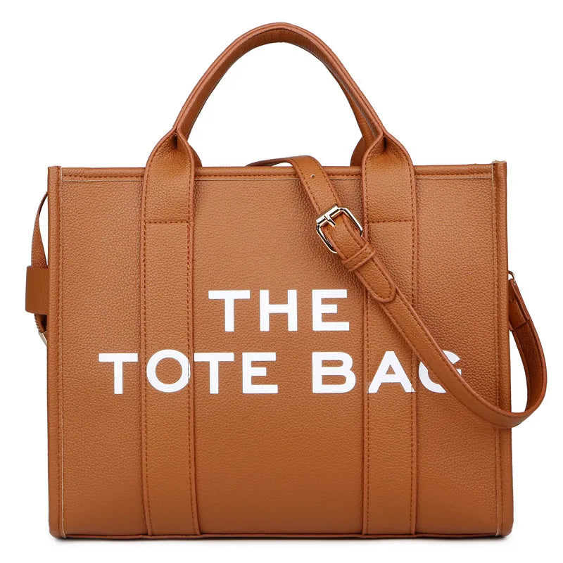 Tote Bags - Trendy Beige Leather Shoulder Bag – The Tote Bag