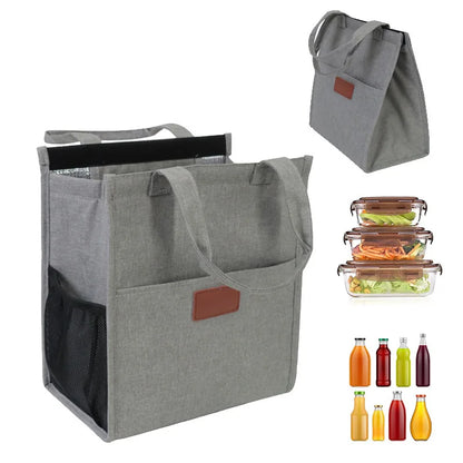 Insulated Tote Bags - UrbanEase Chic Insulated Lunch Tote