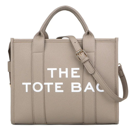 Tote Bags - Trendy Beige Leather Shoulder Bag – The Tote Bag