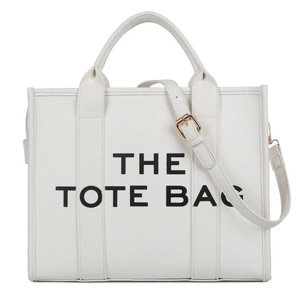 Tote Bags - Trendy Beige Leather Shoulder Bag – The Tote Bag